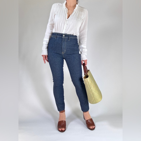 FAHERTY WILLA Lace Organic Cotton Top Blouse XS Sustainable - Picture 1 of 12